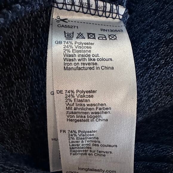 Long Tall Sally Sweater Womens Extra Small  Preppy Academic Career Office Blue - Picture 8 of 9